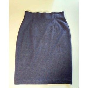 Vintage Theomiles Stretchy Knee Length Straight Skirt Women's Large 90s